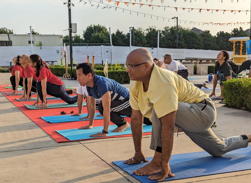 108 Surya Namaskar & various yoga