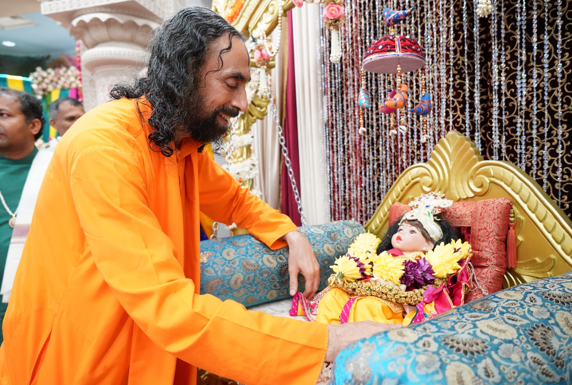 Grand Krishna Janmotsav at Midnight