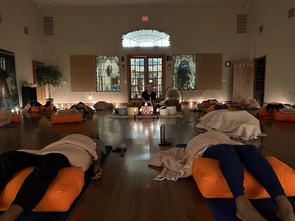 Deep Relaxation & Healing – Yin Yoga, Yoga Nidra, and Sound Bath on Every Purnima